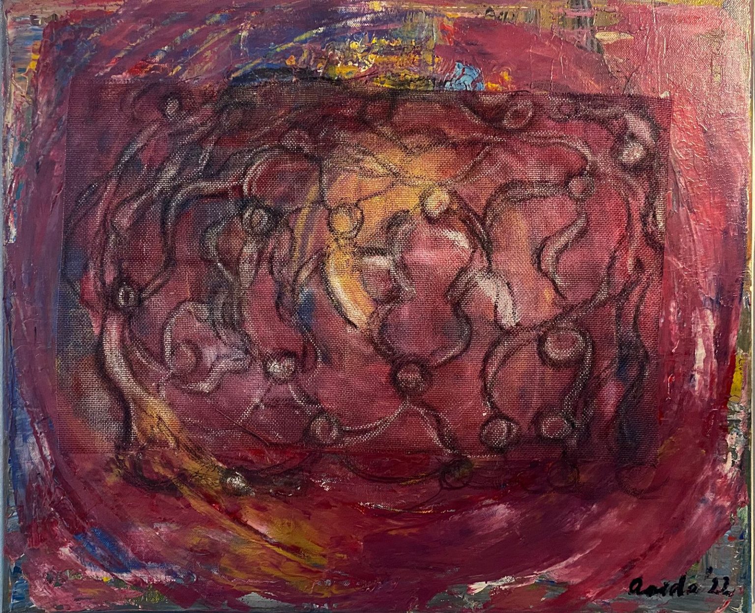 Retrouvailles invites us to consider the invisible architecture of human connection, the idea that beneath the surface of skin, language and difference, we are woven from the same cosmic thread. It is also a gathering of communities, of cultures, of entire peoples ...